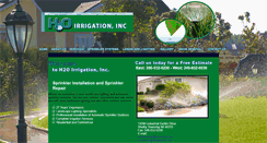 Desktop Screenshot of h2olawnirrigation.com